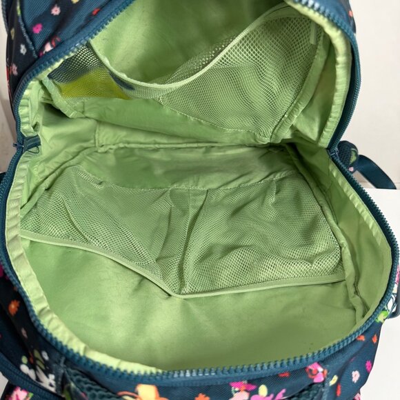 VERA BRADLEY Floral Women\'s Recycled Grand Backpack Hope Blooms Teal Book Bag main image 12